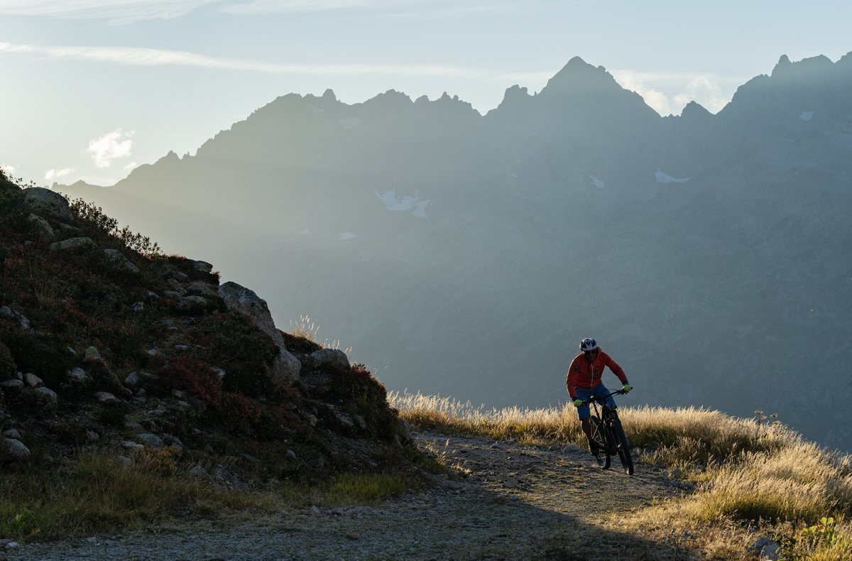 Mountainbike Lognan Grands Montets Argentière